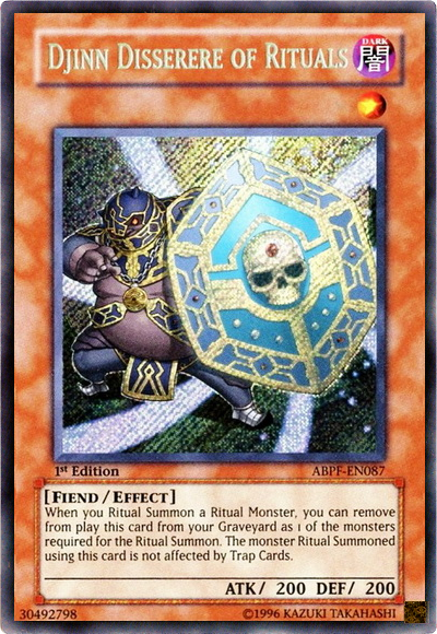 Djinn Disserere of Rituals [ABPF-EN087] Secret Rare | Clutch Gaming