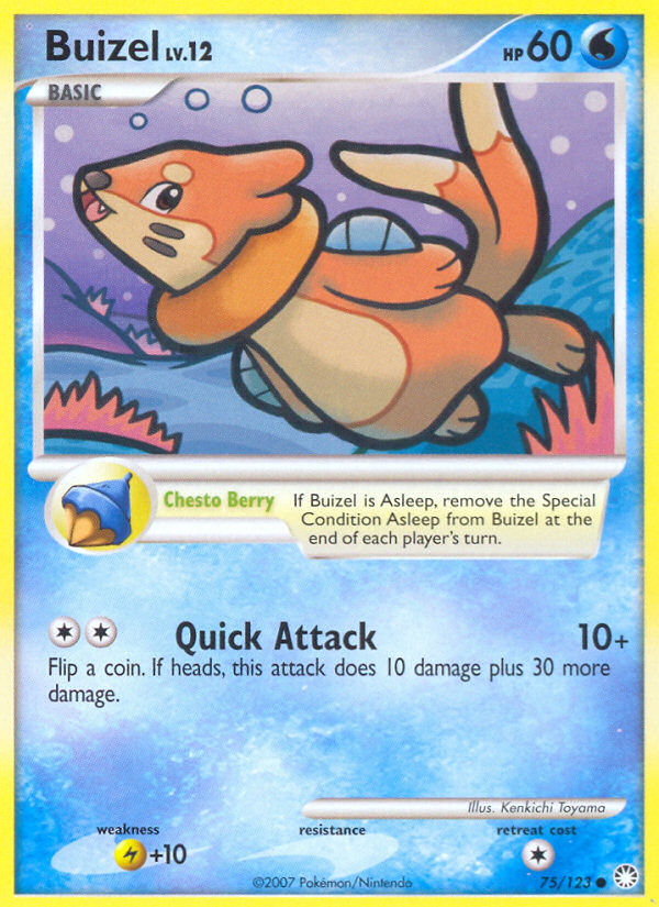 Buizel (75/123) [Diamond & Pearl: Mysterious Treasures] | Clutch Gaming