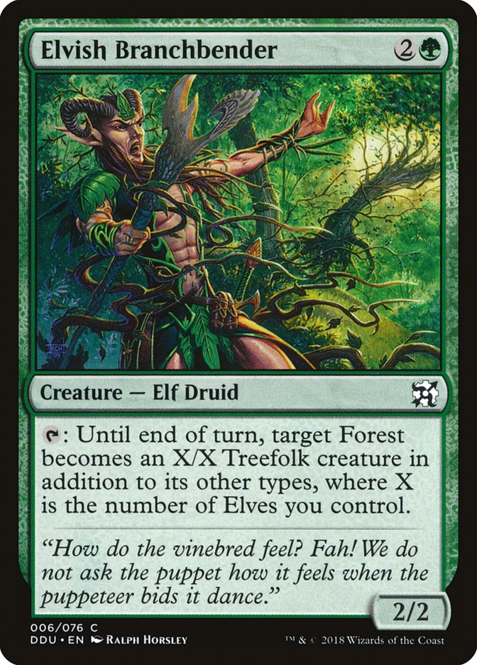 Elvish Branchbender [Duel Decks: Elves vs. Inventors] | Clutch Gaming