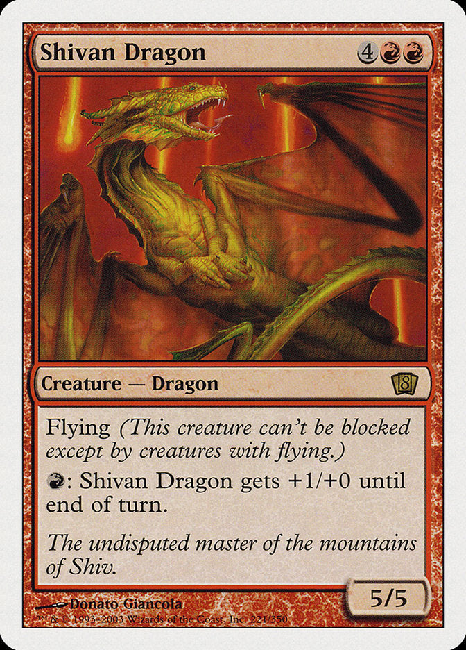 Shivan Dragon [Eighth Edition] | Clutch Gaming