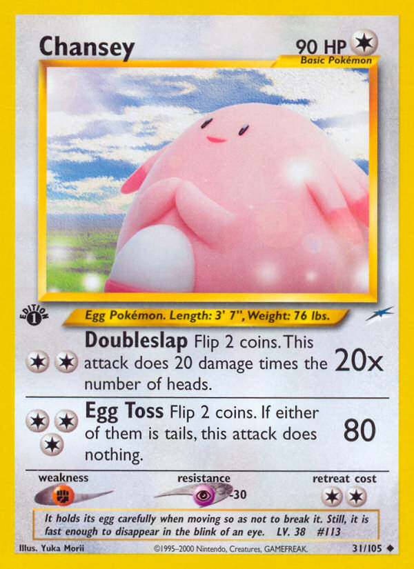 Chansey (31/105) [Neo Destiny 1st Edition] | Clutch Gaming