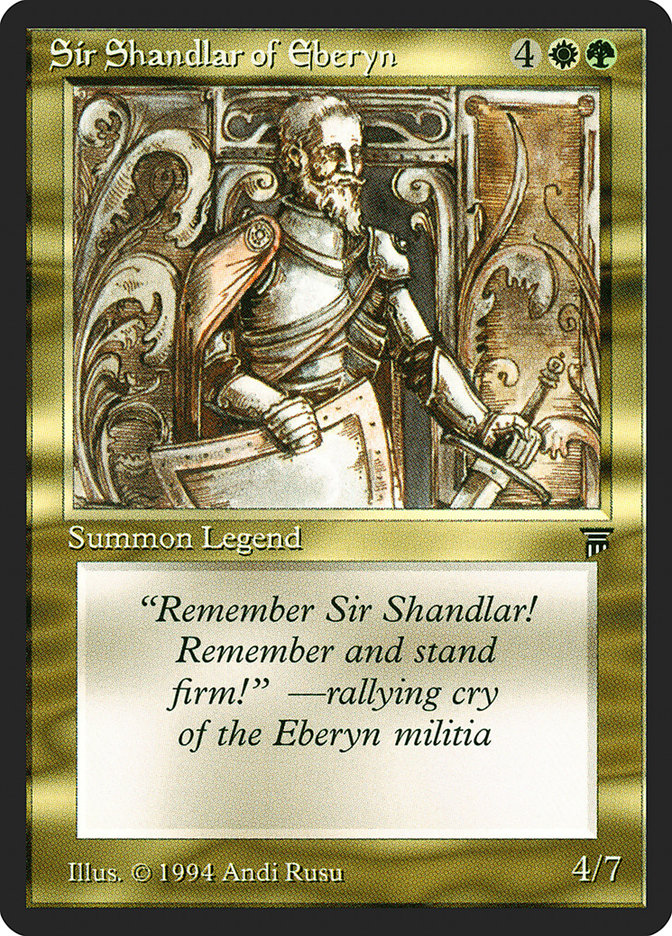 Sir Shandlar of Eberyn [Legends] | Clutch Gaming