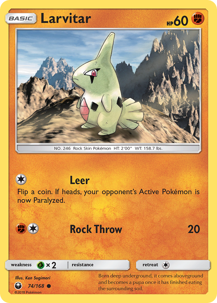 Larvitar (74/168) [Sun & Moon: Celestial Storm] | Clutch Gaming