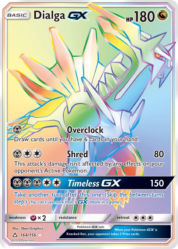 Dialga GX (164/156) [Sun & Moon: Ultra Prism] | Clutch Gaming