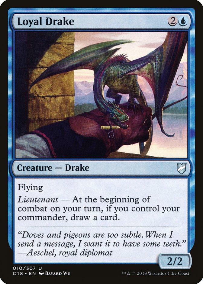 Loyal Drake [Commander 2018] | Clutch Gaming