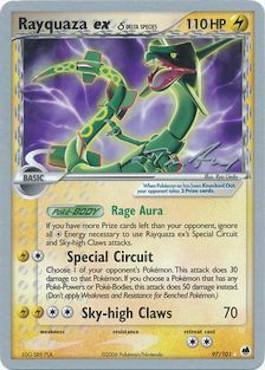 Rayquaza ex (97/101) (Delta Species) (Legendary Ascent - Tom Roos) [World Championships 2007] | Clutch Gaming