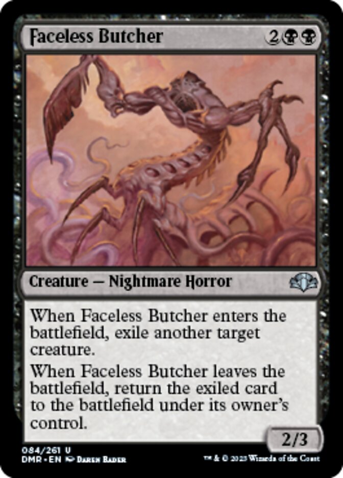 Faceless Butcher [Dominaria Remastered] | Clutch Gaming