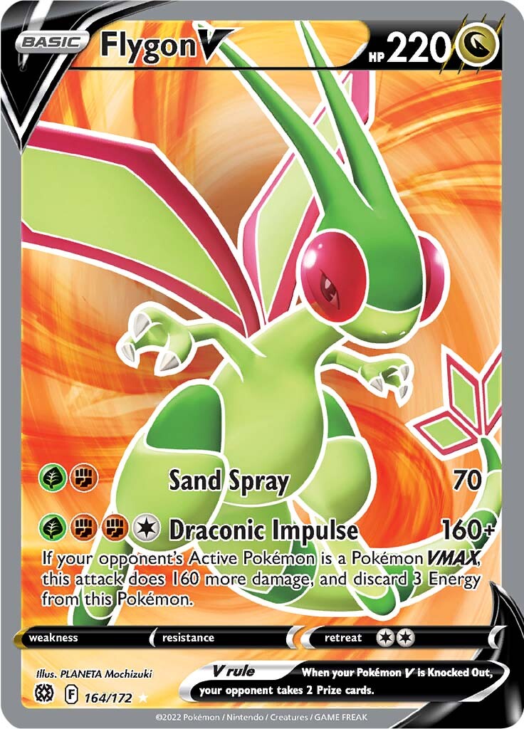 Flygon V (164/172) [Sword & Shield: Brilliant Stars] | Clutch Gaming