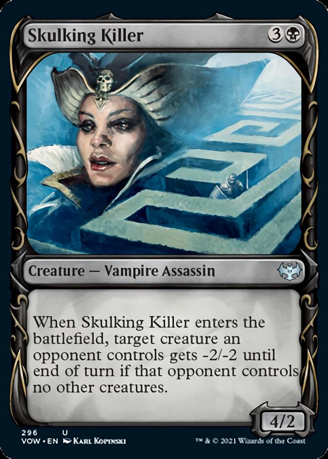 Skulking Killer (Showcase Fang Frame) [Innistrad: Crimson Vow] | Clutch Gaming