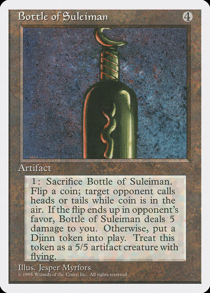 Bottle of Suleiman [Fourth Edition] | Clutch Gaming