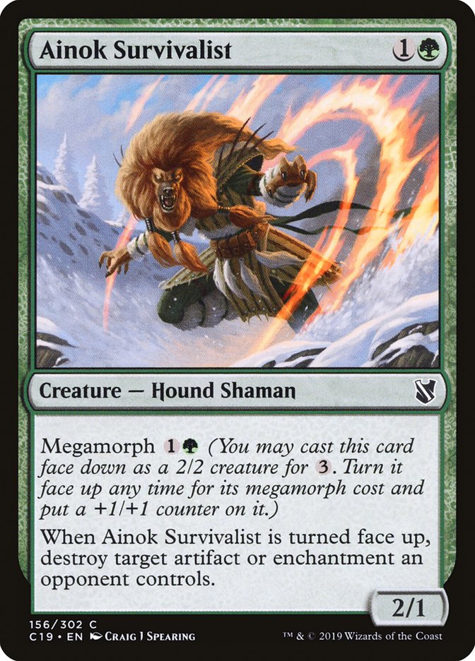 Ainok Survivalist [Commander 2019] | Clutch Gaming