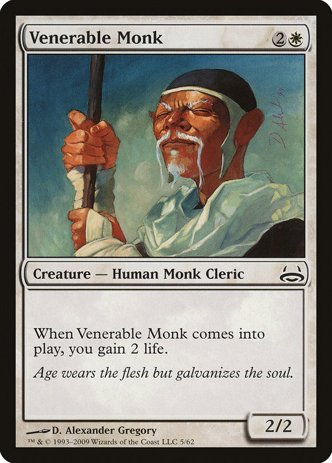 Venerable Monk [Duel Decks: Divine vs. Demonic] | Clutch Gaming