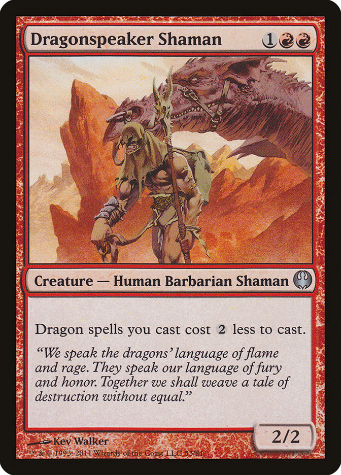 Dragonspeaker Shaman [Duel Decks: Knights vs. Dragons] | Clutch Gaming