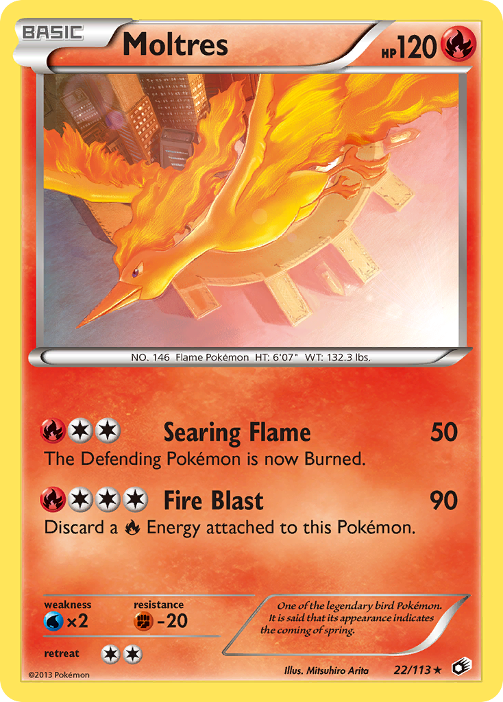 Moltres (22/113) [Black & White: Legendary Treasures] | Clutch Gaming