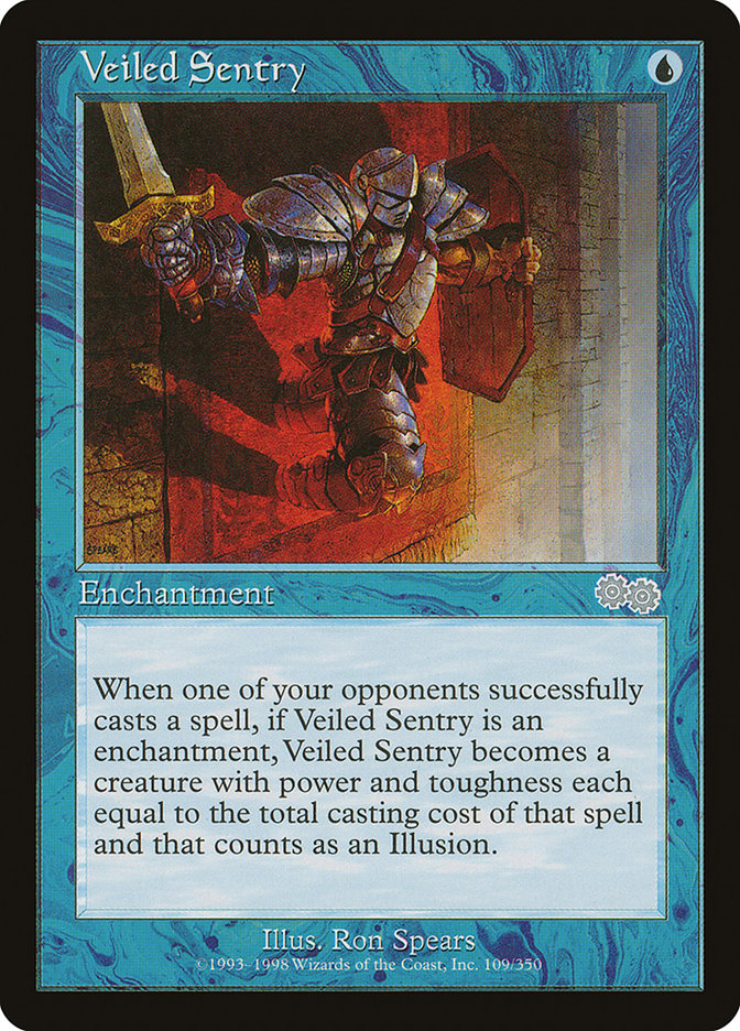 Veiled Sentry [Urza's Saga] | Clutch Gaming