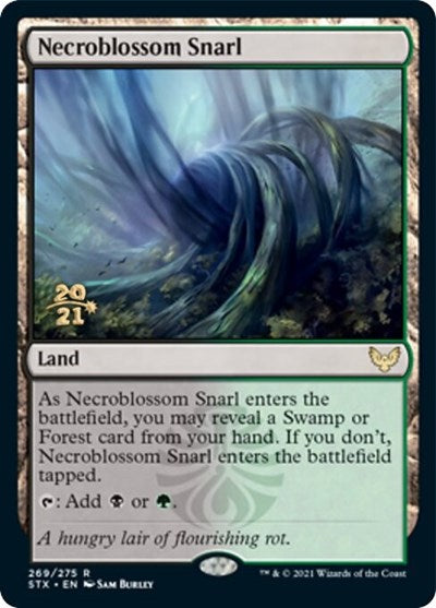 Necroblossom Snarl [Strixhaven: School of Mages Prerelease Promos] | Clutch Gaming