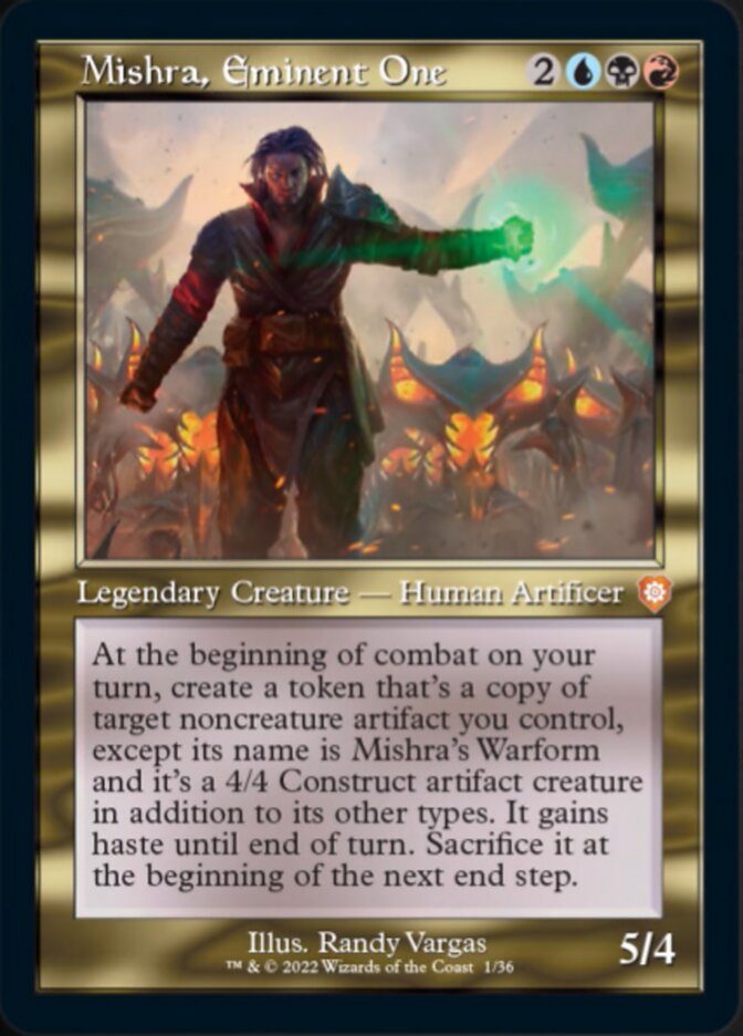 Mishra, Eminent One (001) (Retro) [The Brothers' War Commander] | Clutch Gaming