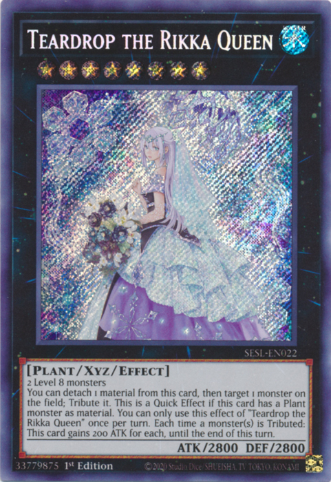 Teardrop the Rikka Queen [SESL-EN022] Secret Rare | Clutch Gaming