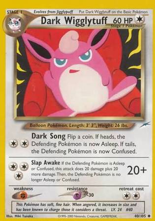 Dark Wigglytuff (40/105) [Neo Destiny Unlimited] | Clutch Gaming