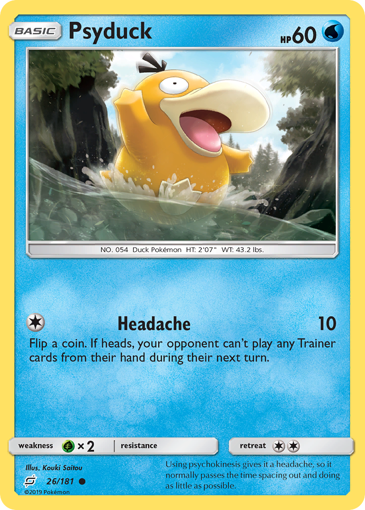 Psyduck (26/181) [Sun & Moon: Team Up] | Clutch Gaming