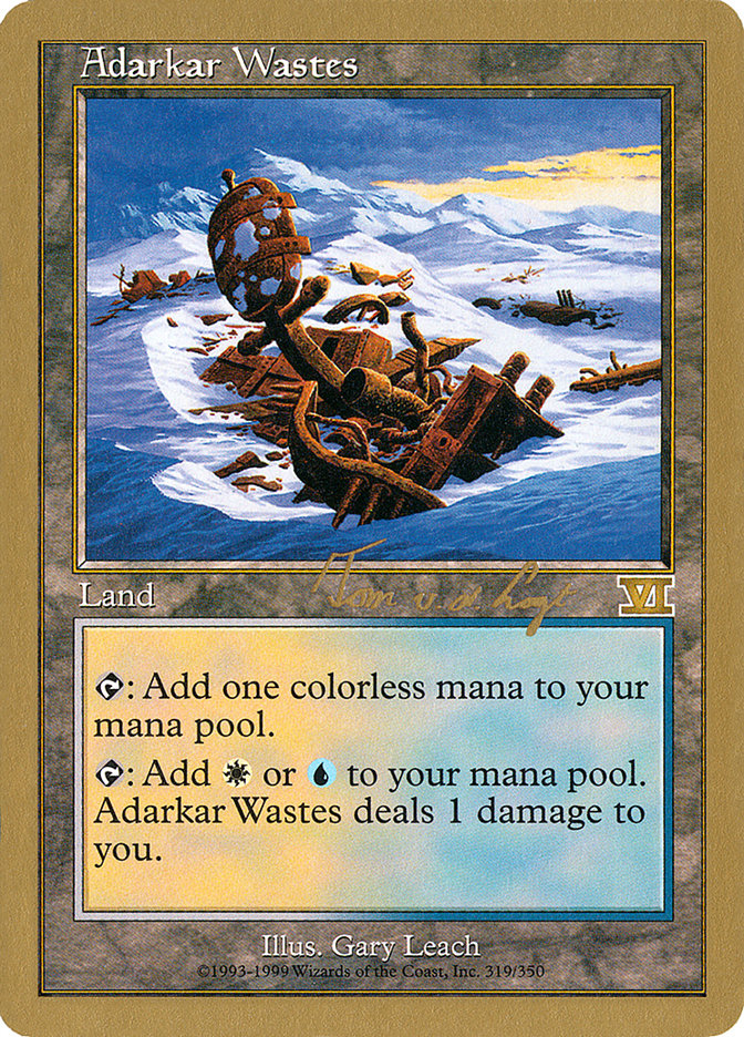 Adarkar Wastes (Tom van de Logt) [World Championship Decks 2000] | Clutch Gaming