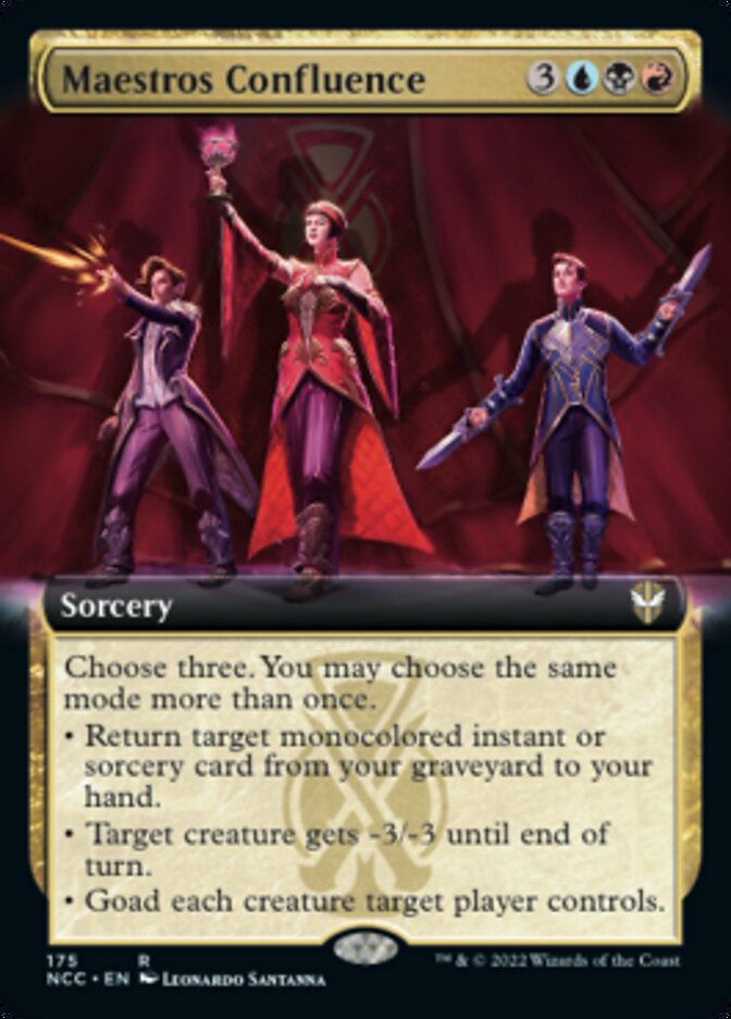 Maestros Confluence (Extended Art) [Streets of New Capenna Commander] | Clutch Gaming