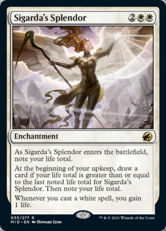 Sigarda's Splendor [Innistrad: Midnight Hunt] | Clutch Gaming