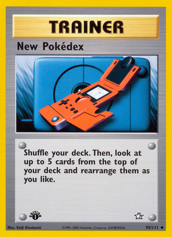 New Pokedex (95/111) [Neo Genesis 1st Edition] | Clutch Gaming