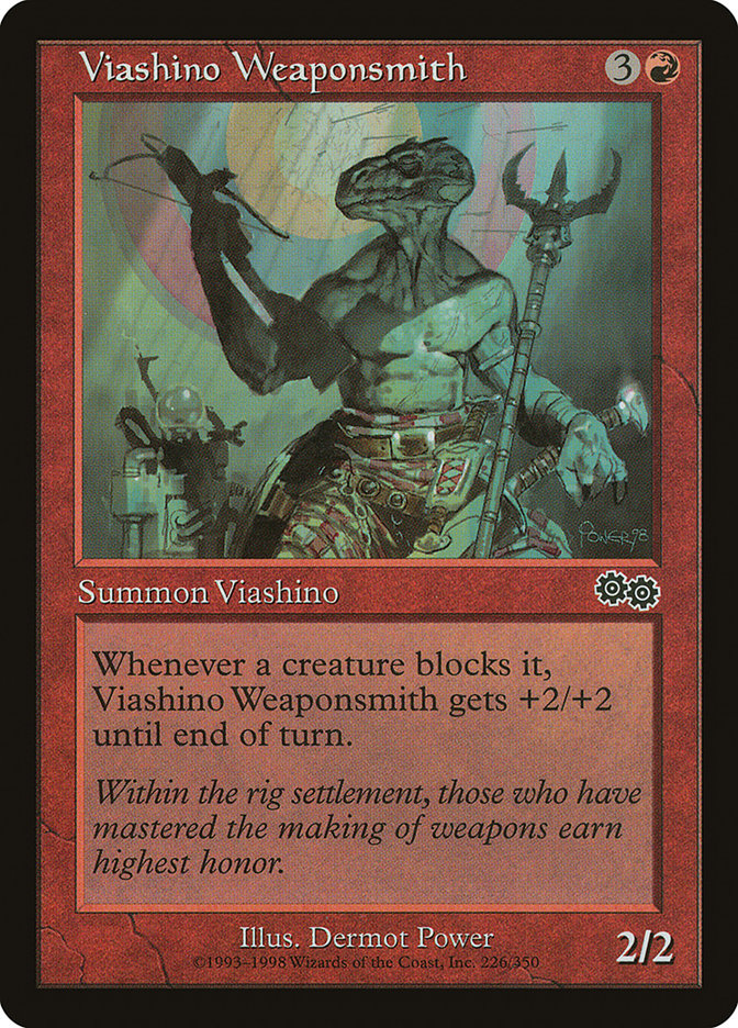 Viashino Weaponsmith [Urza's Saga] | Clutch Gaming