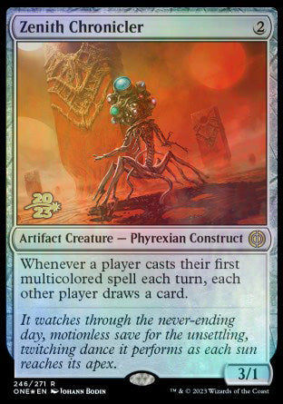 Zenith Chronicler [Phyrexia: All Will Be One Prerelease Promos] | Clutch Gaming