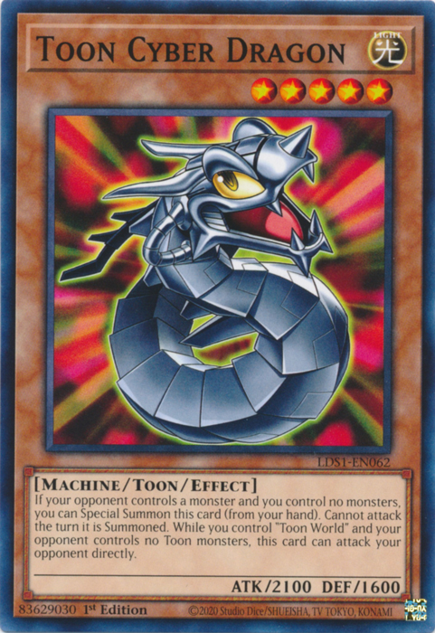 Toon Cyber Dragon [LDS1-EN062] Common | Clutch Gaming