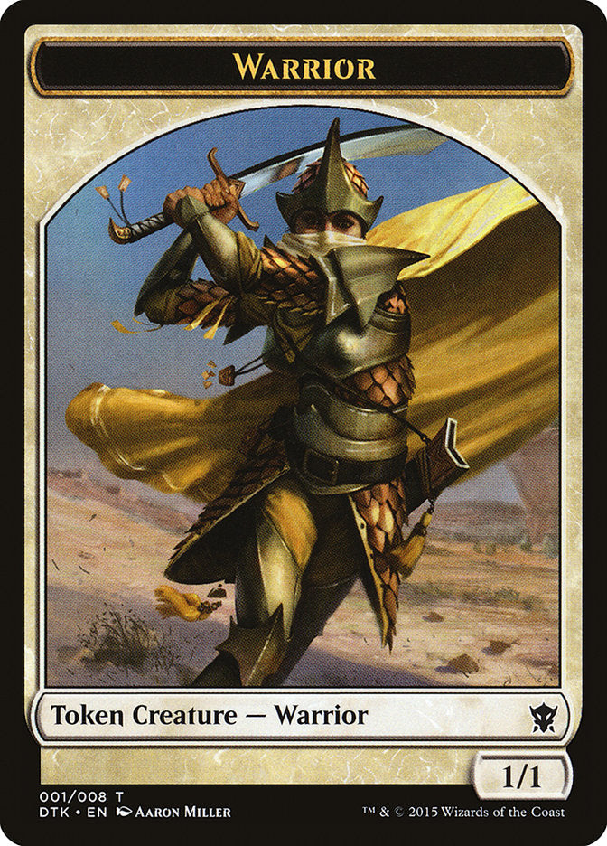 Warrior Token [Dragons of Tarkir Tokens] | Clutch Gaming