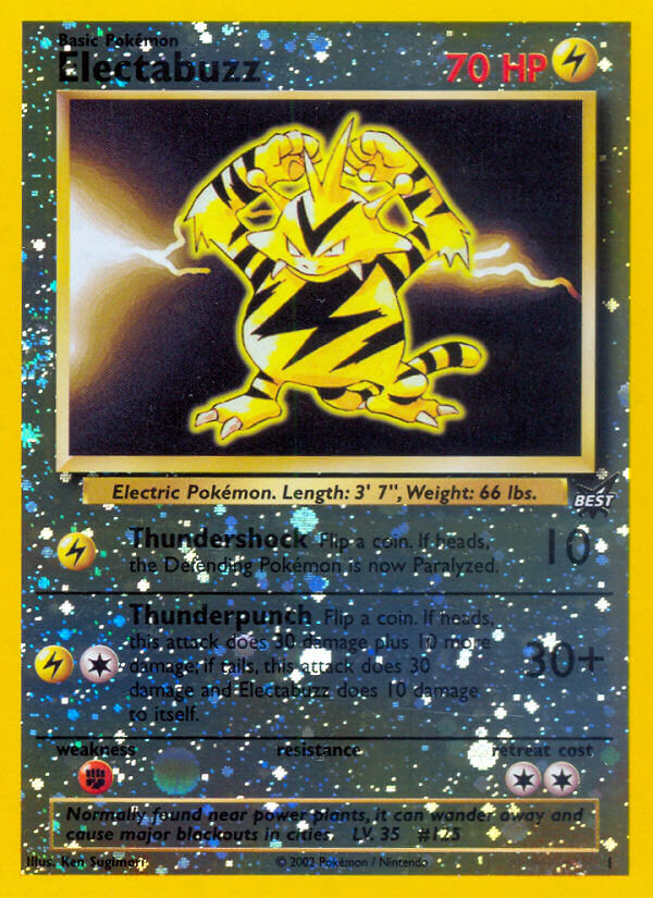 Electabuzz (1) [Best of Promos] | Clutch Gaming