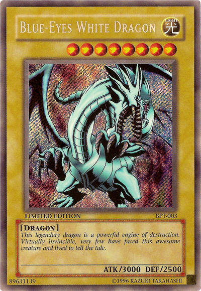 Blue-Eyes White Dragon [BPT-003] Secret Rare | Clutch Gaming