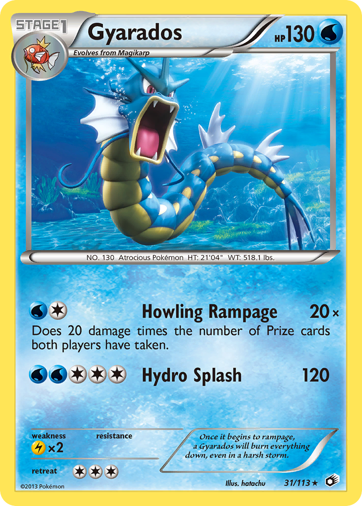 Gyarados (31/113) [Black & White: Legendary Treasures] | Clutch Gaming