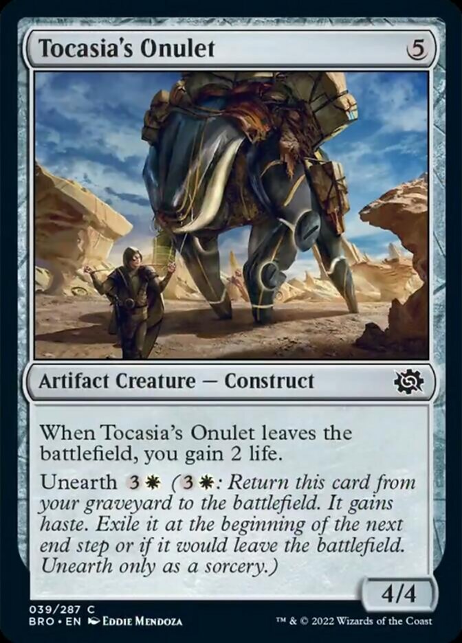 Tocasia's Onulet [The Brothers' War] | Clutch Gaming