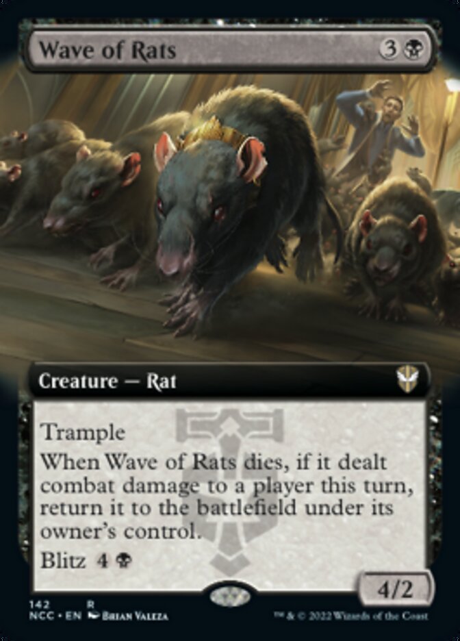 Wave of Rats (Extended Art) [Streets of New Capenna Commander] | Clutch Gaming