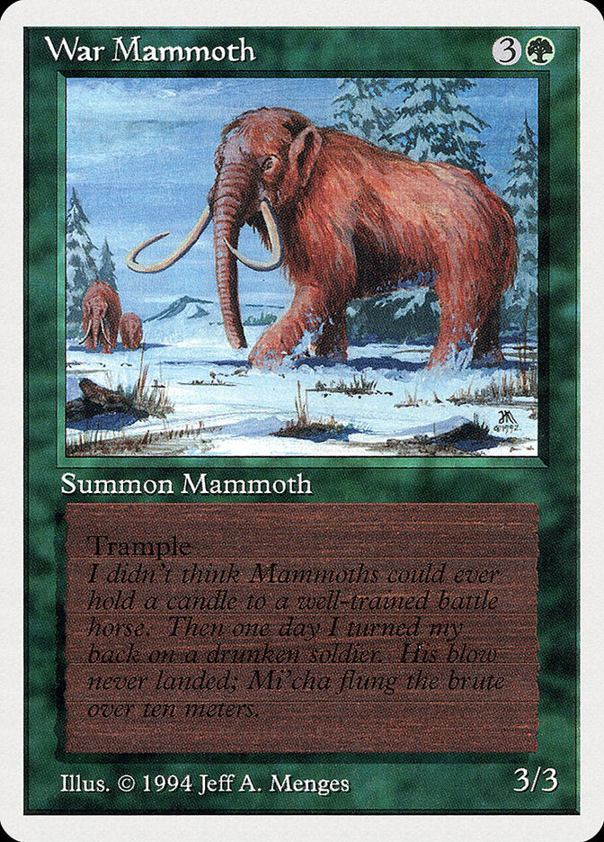 War Mammoth [Summer Magic / Edgar] | Clutch Gaming