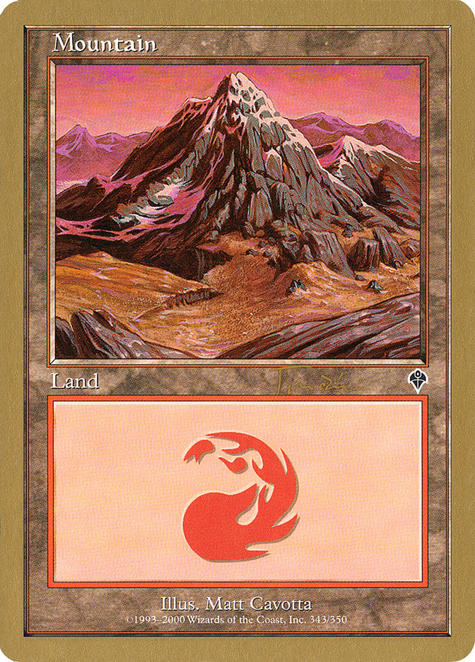 Mountain (jt343a) (Jan Tomcani) (INV) [World Championship Decks 2001] | Clutch Gaming