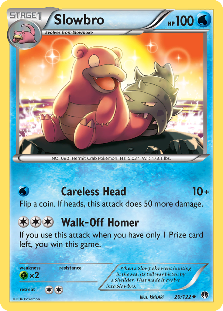 Slowbro (20/122) [XY: BREAKpoint] | Clutch Gaming