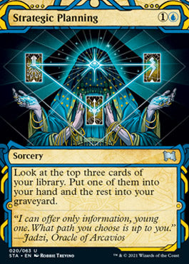 Strategic Planning (Foil Etched) [Strixhaven: School of Mages Mystical Archive] | Clutch Gaming