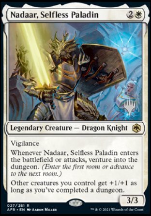 Nadaar, Selfless Paladin (Promo Pack) [Dungeons & Dragons: Adventures in the Forgotten Realms Promos] | Clutch Gaming