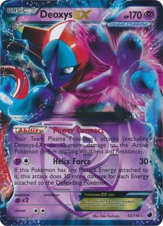 Deoxys EX (53/116) (Jumbo Card) [Black & White: Plasma Freeze] | Clutch Gaming