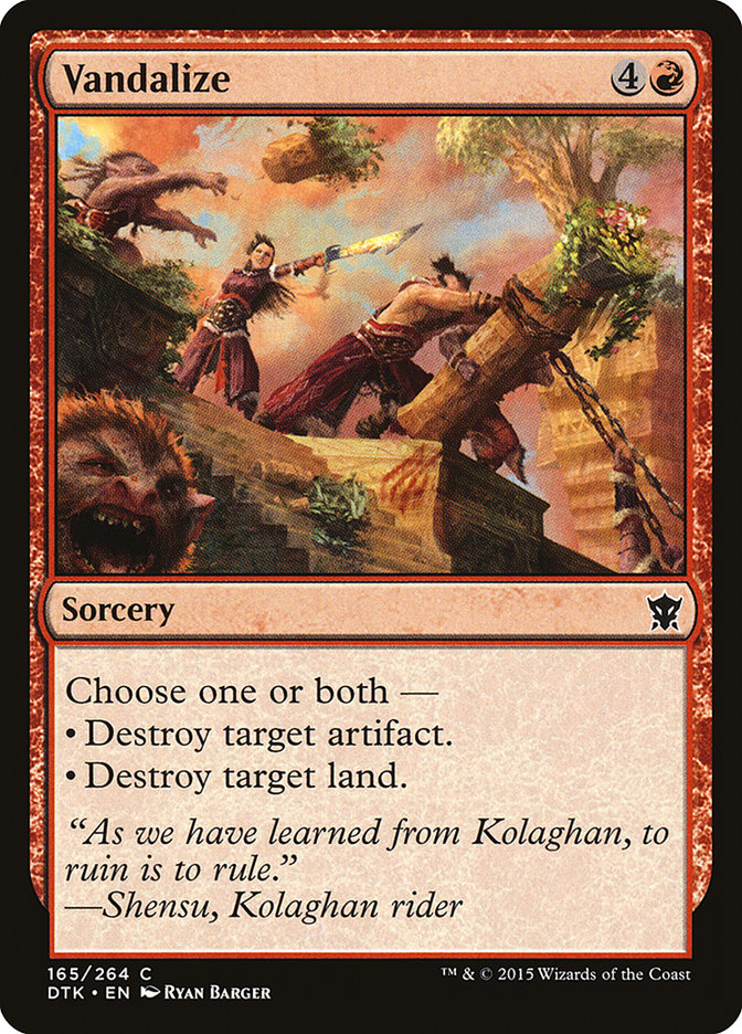 Vandalize [Dragons of Tarkir] | Clutch Gaming