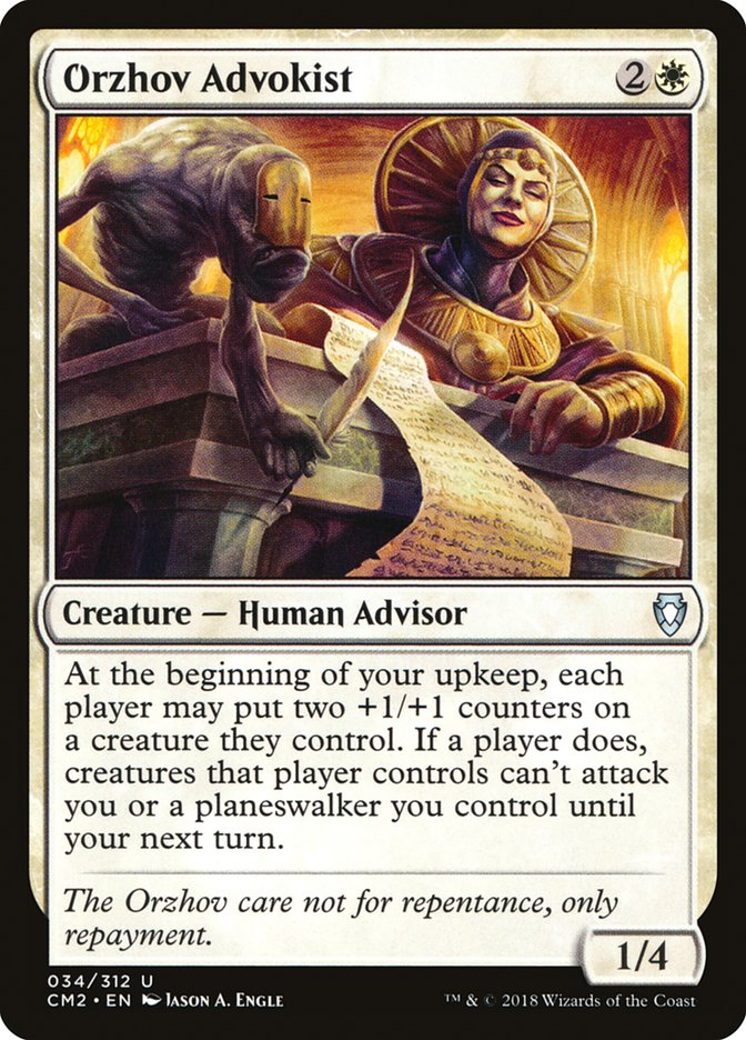 Orzhov Advokist [Commander Anthology Volume II] | Clutch Gaming