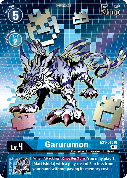 Garurumon [EX1-015] (Alternate Art) [Classic Collection] | Clutch Gaming