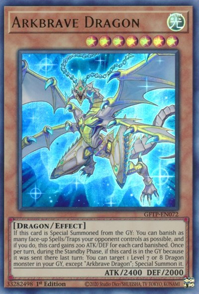 Arkbrave Dragon [GFTP-EN072] Ultra Rare | Clutch Gaming