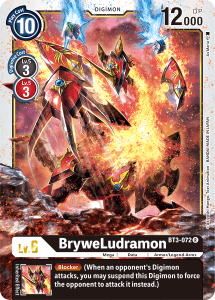 BryweLudramon [BT3-072] [Release Special Booster Ver.1.5] | Clutch Gaming