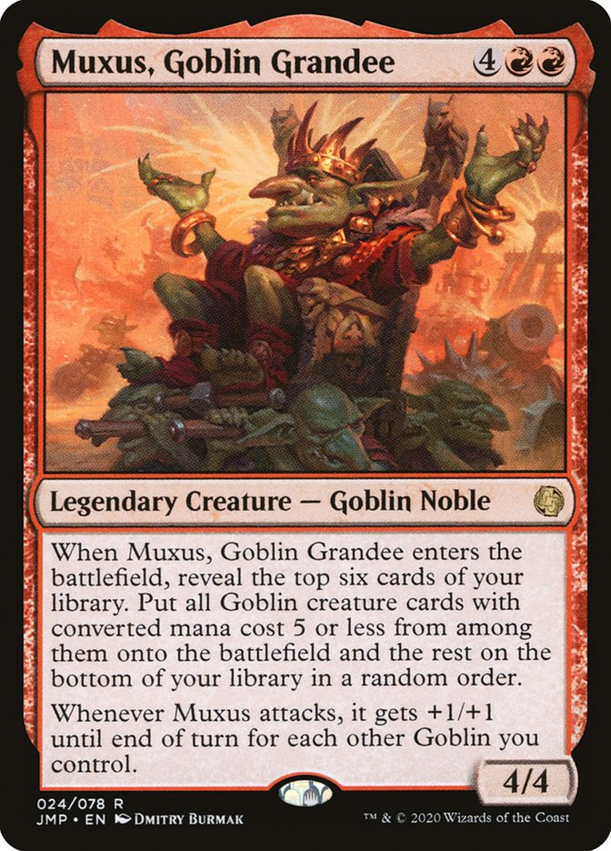 Muxus, Goblin Grandee [Jumpstart] | Clutch Gaming