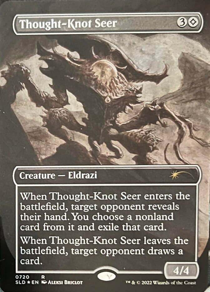 Thought-Knot Seer (720) (Borderless) [Secret Lair Drop Promos] | Clutch Gaming